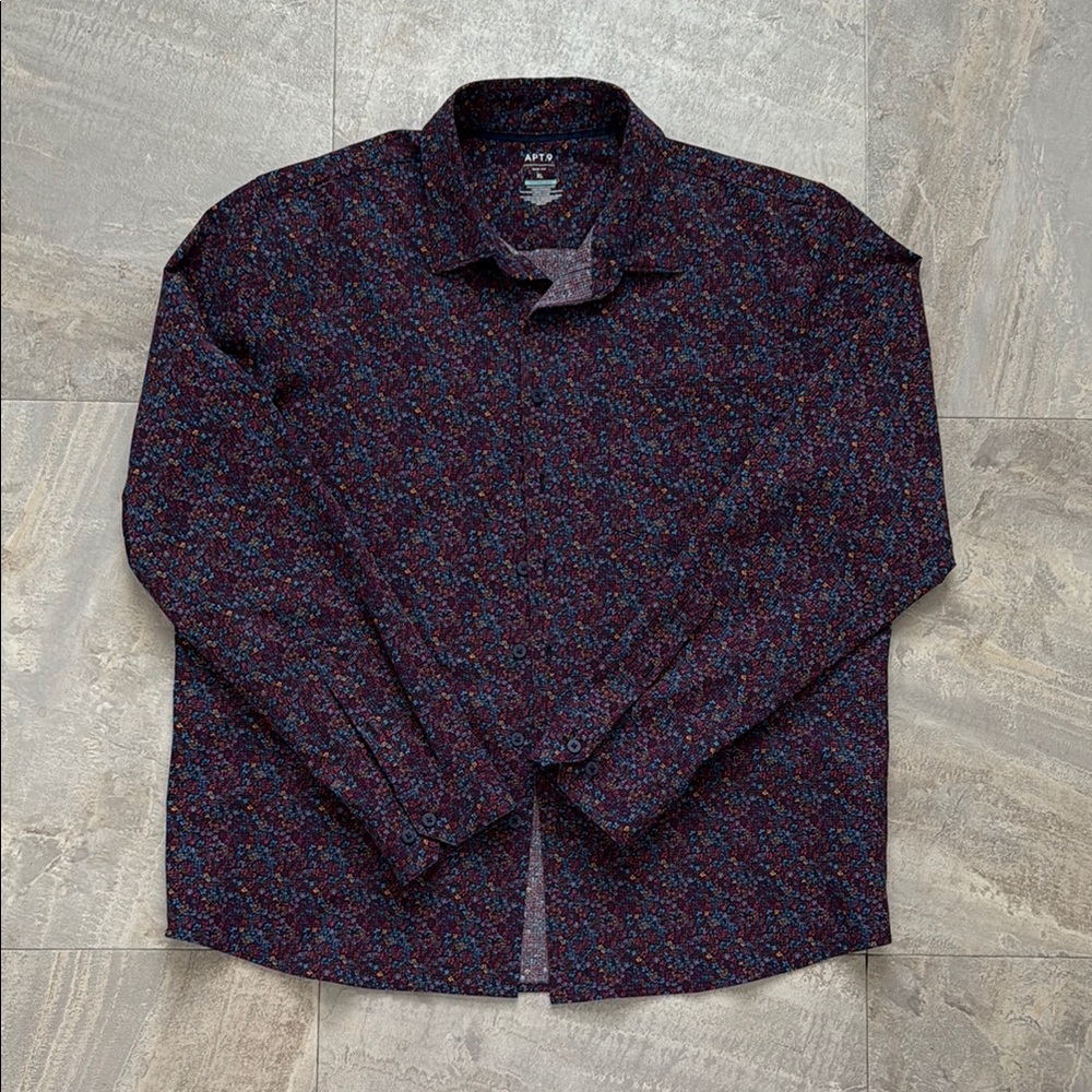 Apt. 9 Multicolor Floral Performance Shirt
